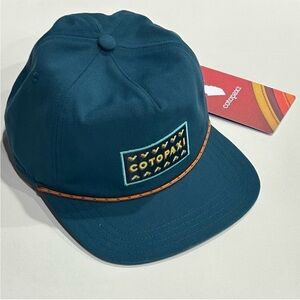 Cotopaxi Steps to the Sun Heritage Rope Hat Blue Abyss Cap NWT Adjustable Strap